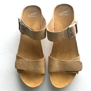 Dansko Tanya Slip on Wedge Sandals Size 42